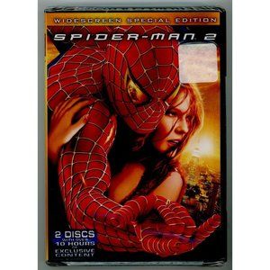SPIDER-MAN 2 TOBEY MAGUIRE & KIRSTIN DUNST, 2 DVDs with over 10 HOURS OF CONTENT